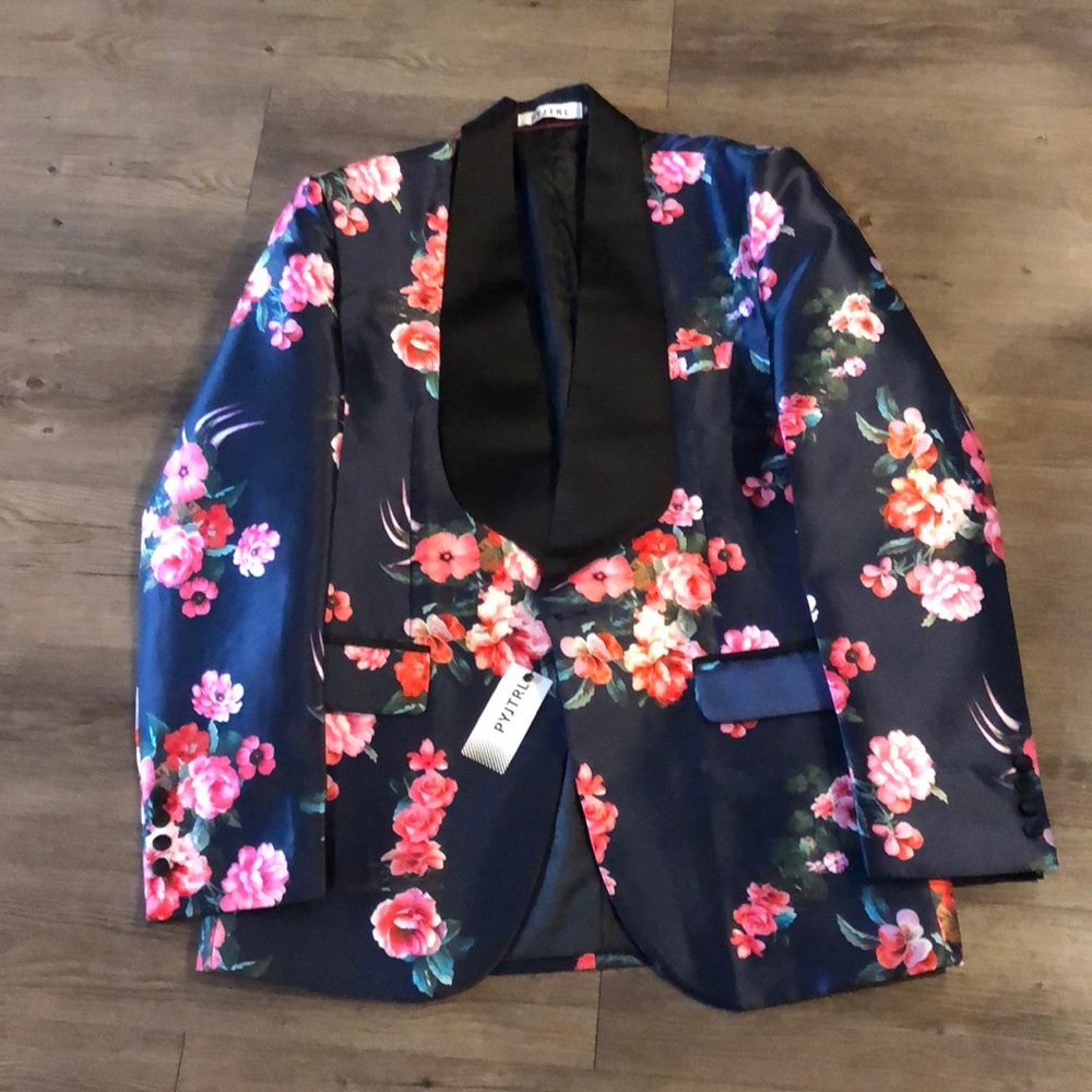 Men’s Floral Suit Jacket